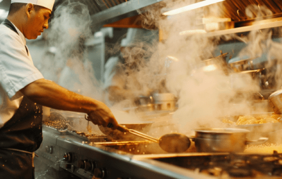   Studies show: Kitchen & frying factories workers are exposed to cancer due to inhalation of frying fumes